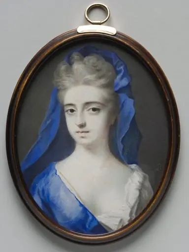 Portrait of a Woman in Blue, by Peter Cross