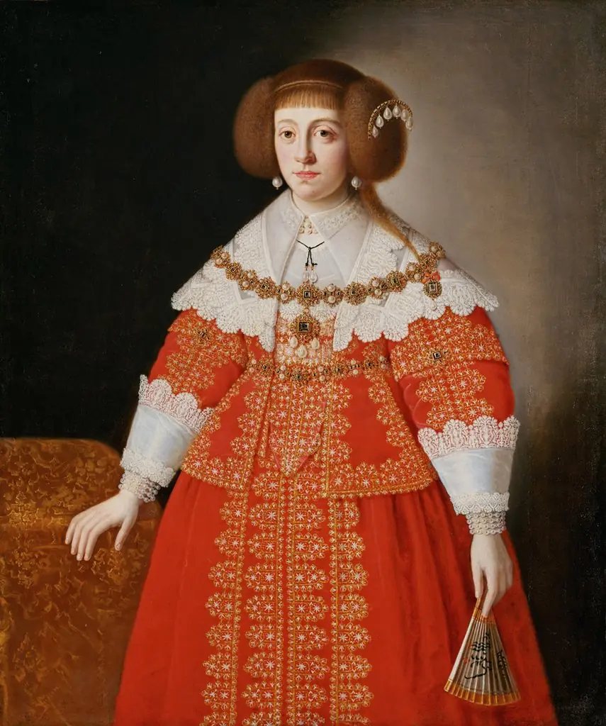 Lady with a fan, by Peter Danckerts de Rij
