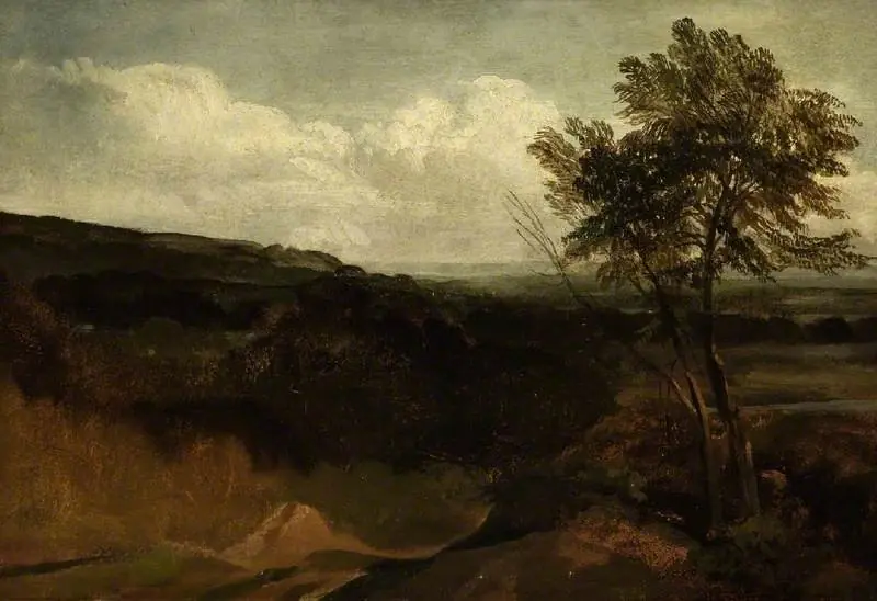 Landscape study, by Peter De Wint