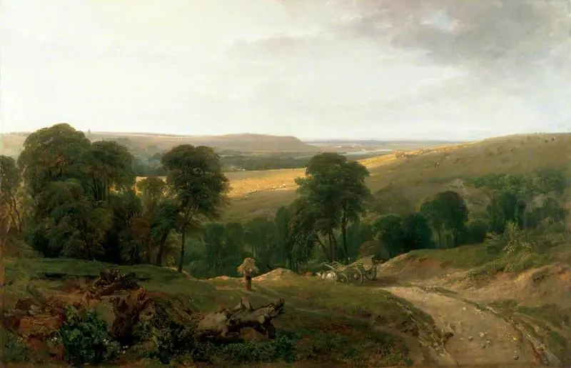 Landscape with a Waggon, by Peter De Wint