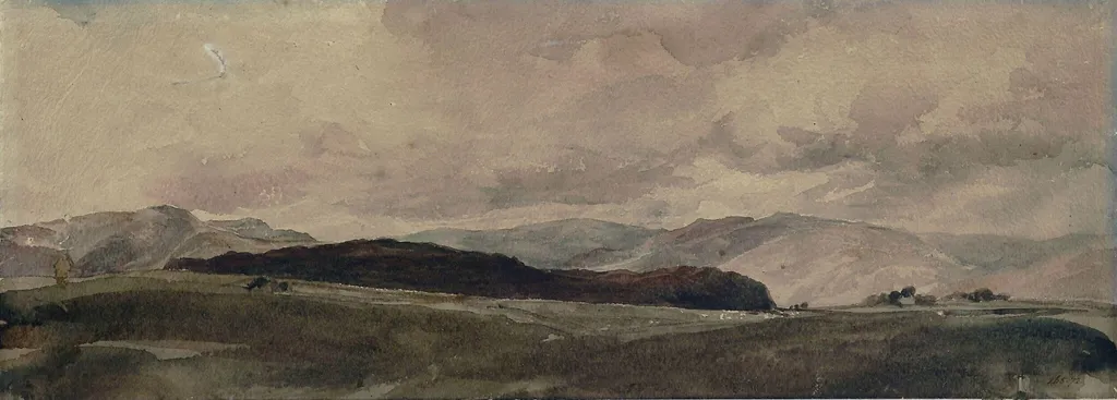 Shap Fells, Westmorland, by Peter De Wint, watercolor, 1805
