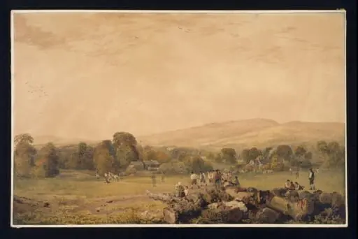 The Cricketers, by Peter De Wint