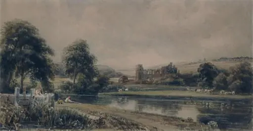 Torksey Castle on the Trent, Lincolnshire, by Peter De Wint