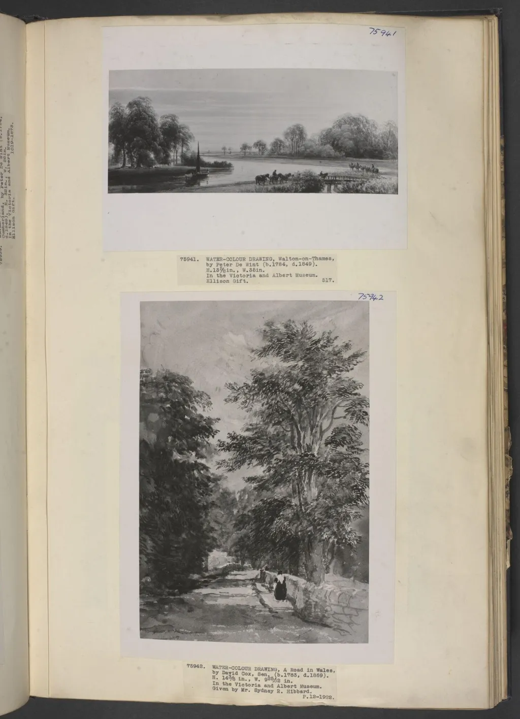 Walton-on-Thames, by Peter De Wint, watercolor, 1844