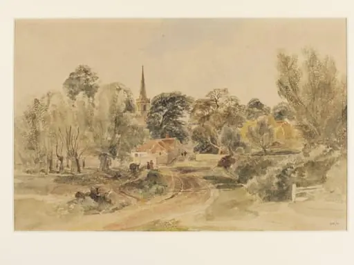 Wilsford, Lincolnshire, by Peter De Wint