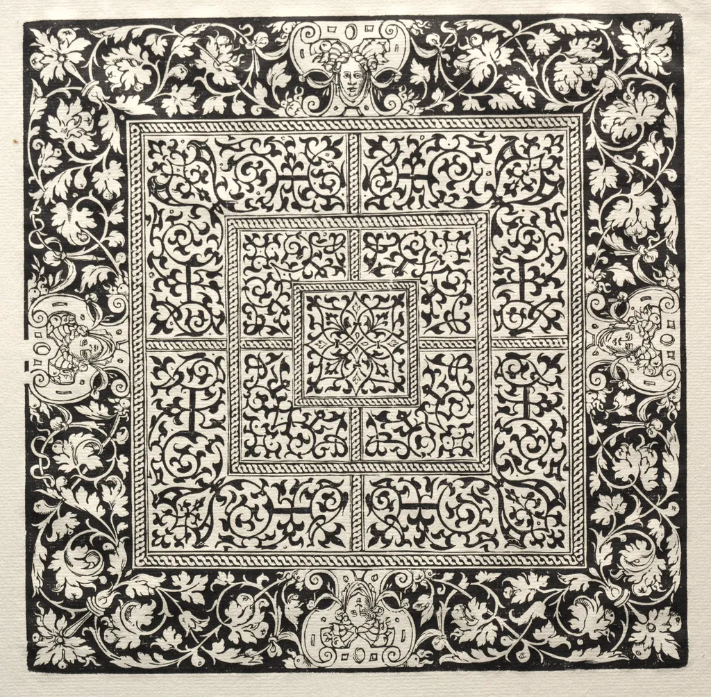 A gaming board, by Peter Flötner, 1525
