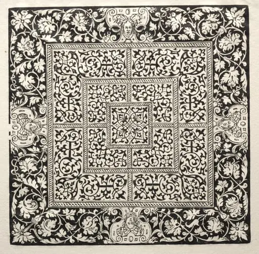 A gaming board, by Peter Flötner