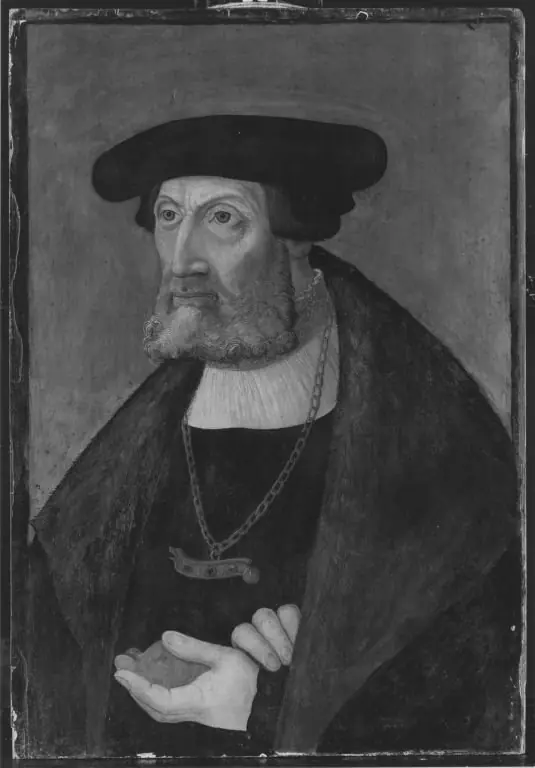 Bildnis eines vornehmen Herren (angeblich Ruprecht Stüpf, Bürgermeister von München), by Peter Gertner