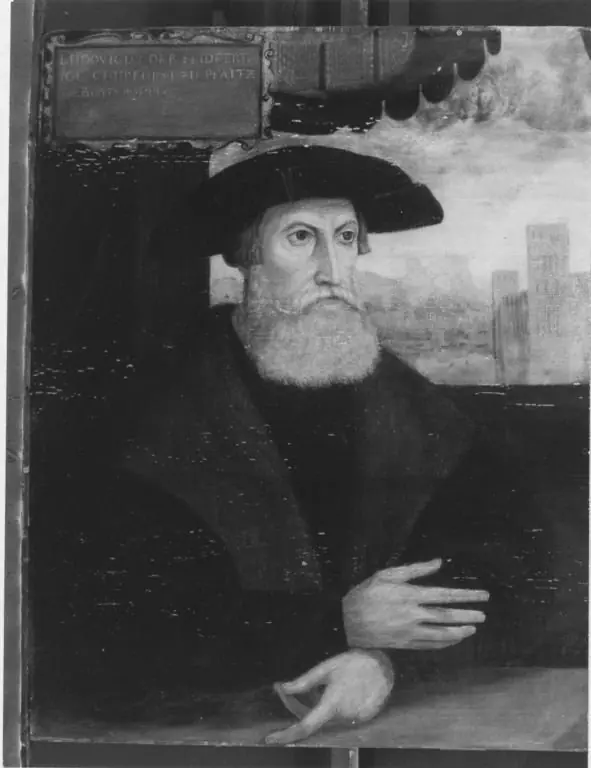 Portrait of Elector Ludwig V von der Pfalz, the Peacefull, by Peter Gertner