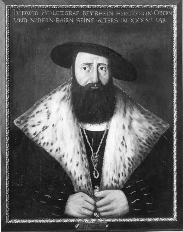 Portrait of Louis X of Bavaria, by Peter Gertner, oil, 1531