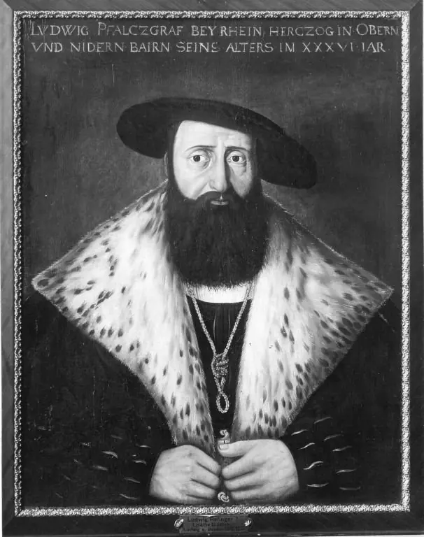 Portrait of Louis X of Bavaria, by Peter Gertner