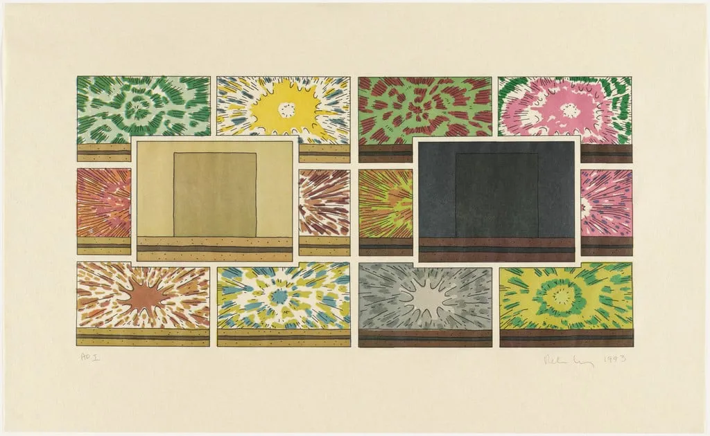 Untitled, by Peter Halley, 1993