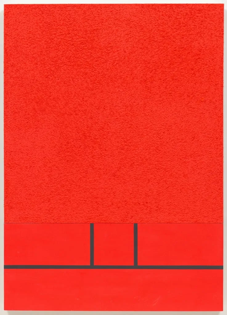 Untitled, by Peter Halley, acrylic, 1982
