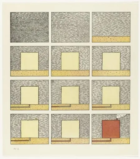 Untitled, by Peter Halley