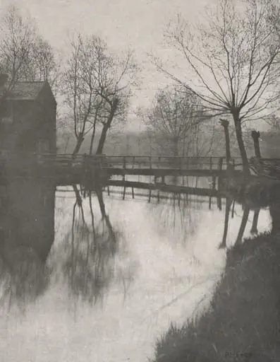 Footbridge Near Chingford, by Peter Henry Emerson