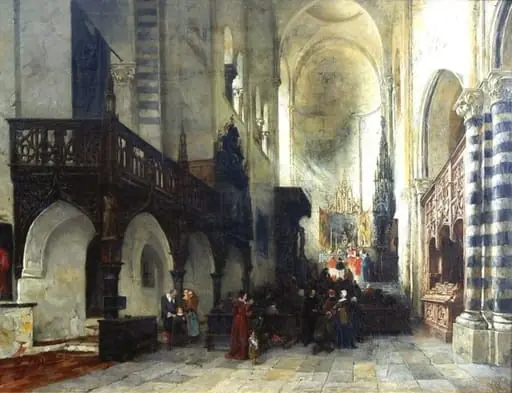 Interior de biserică, by Peter Herwegen