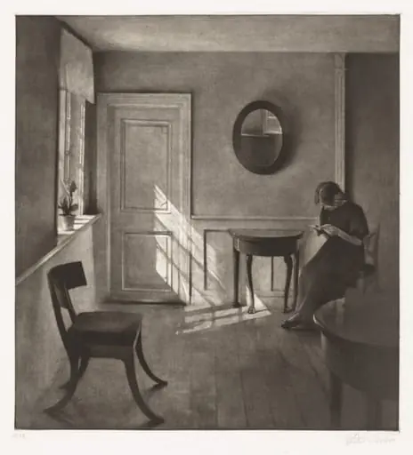 Sunshine in an Interior, by Peter Ilsted