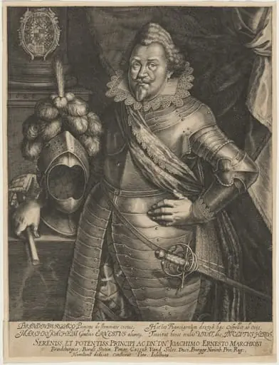 Joachim Ernest, Elector of Brandenburg, by Peter Isselburg