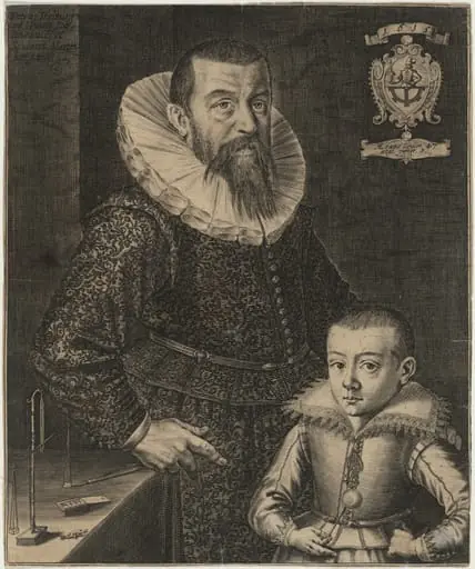 Portrait of a Man and His Son, by Peter Isselburg
