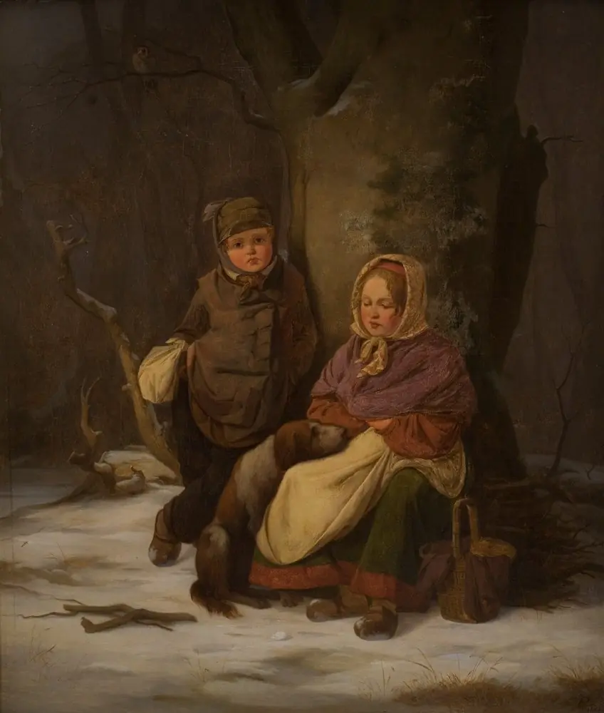 To fattige børn, by Peter Julius Larsen