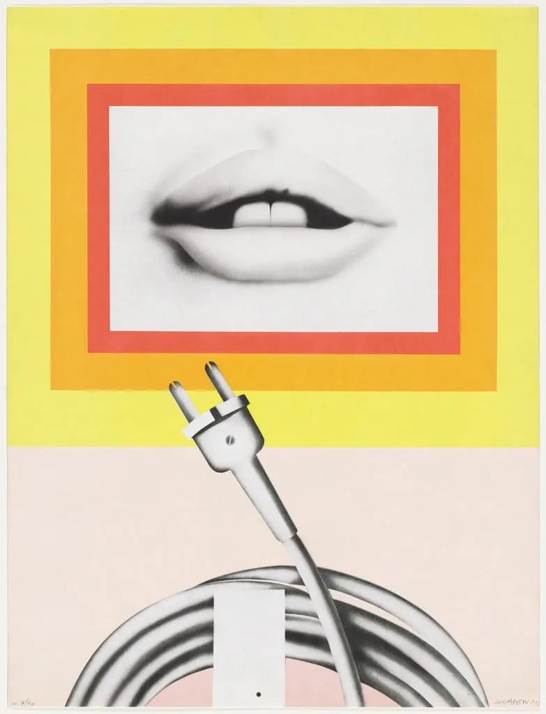 Untitled, by Peter Klasen, ink, 1971
