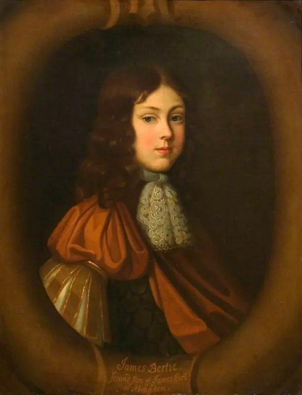 James Bertie (1653–1699), 2nd Son of James, Earl of Abingdon, by Peter Lely