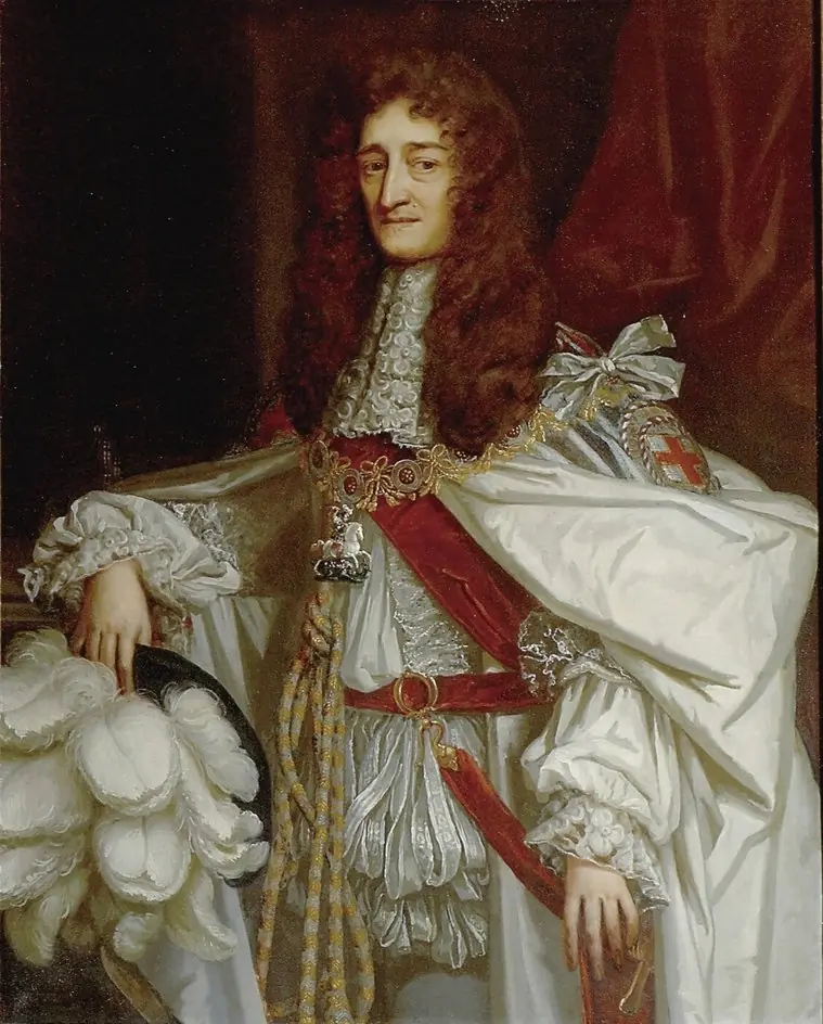 Prince Rupert of the Rhine in Garter Robes, by Peter Lely