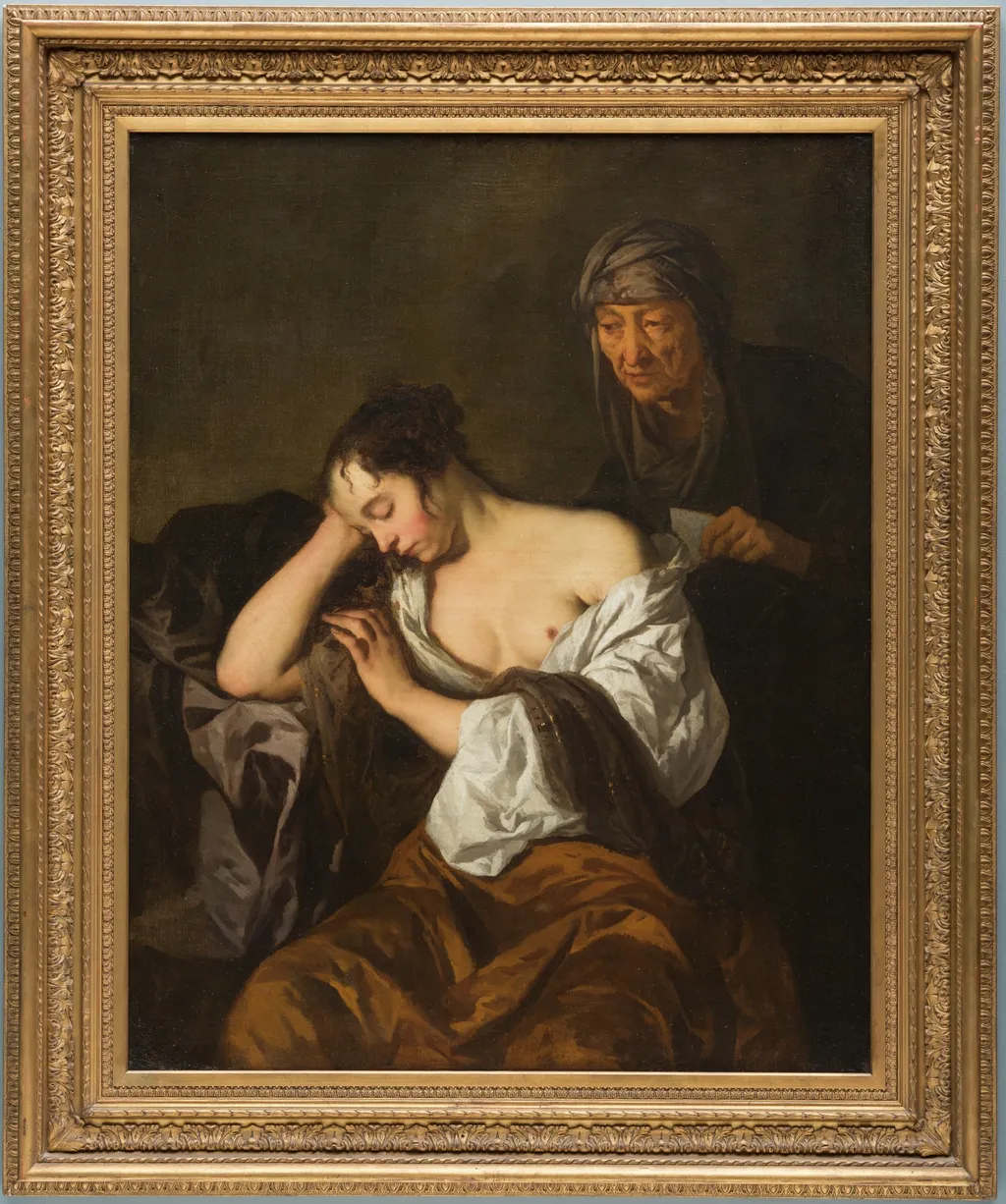 The Letter, by Peter Lely, oil, 1650