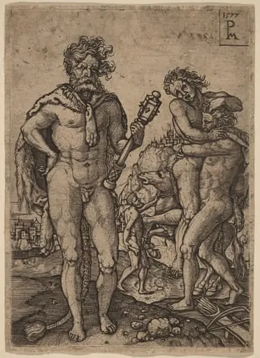 Hercules and Antaeus, by Peter Maes