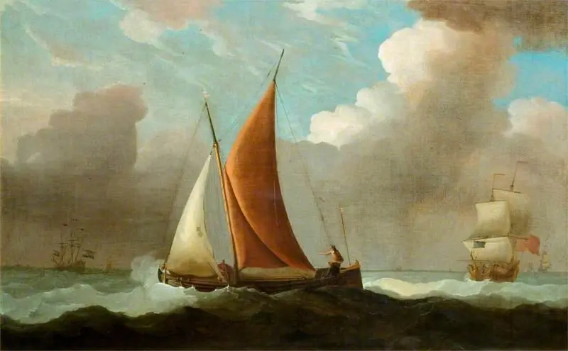 Vessels at Sea, by Peter Monamy