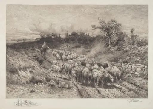 A New England Road, by Peter Moran