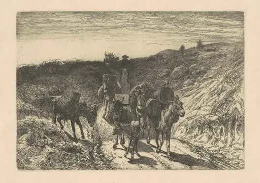The Burrow Train, New Mexico, by Peter Moran