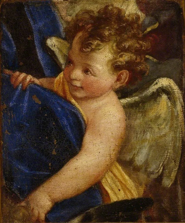 A Child Angel, by Peter Paul Rubens, oil, 1618