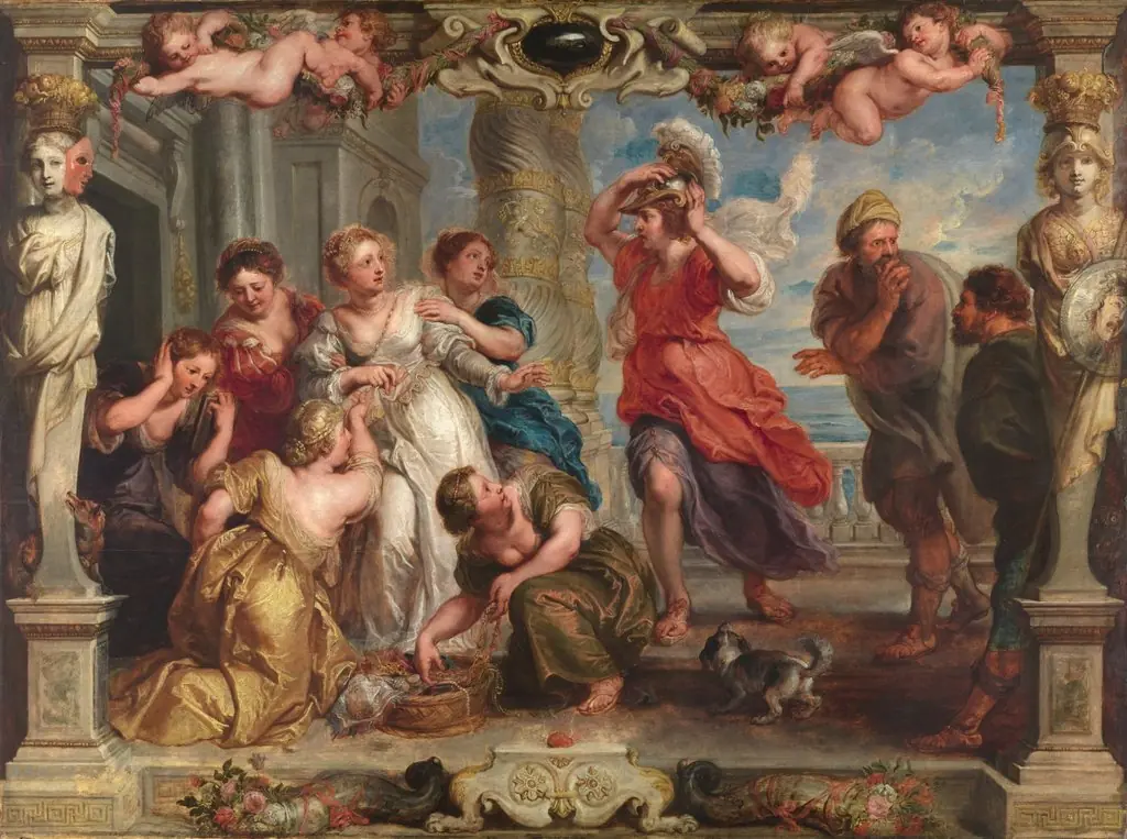Achilles discovered Among the Daughters of Lycomedes
