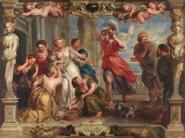 Achilles discovered Among the Daughters of Lycomedes