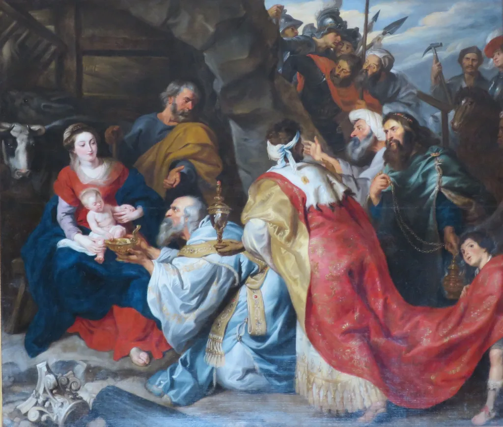 Adoration of the Magi, by Peter Paul Rubens, oil, 1620