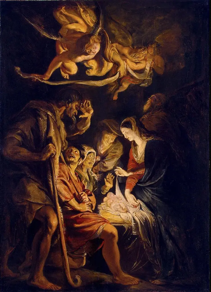 Adoration of the Shepherds (Hermitage), by Peter Paul Rubens