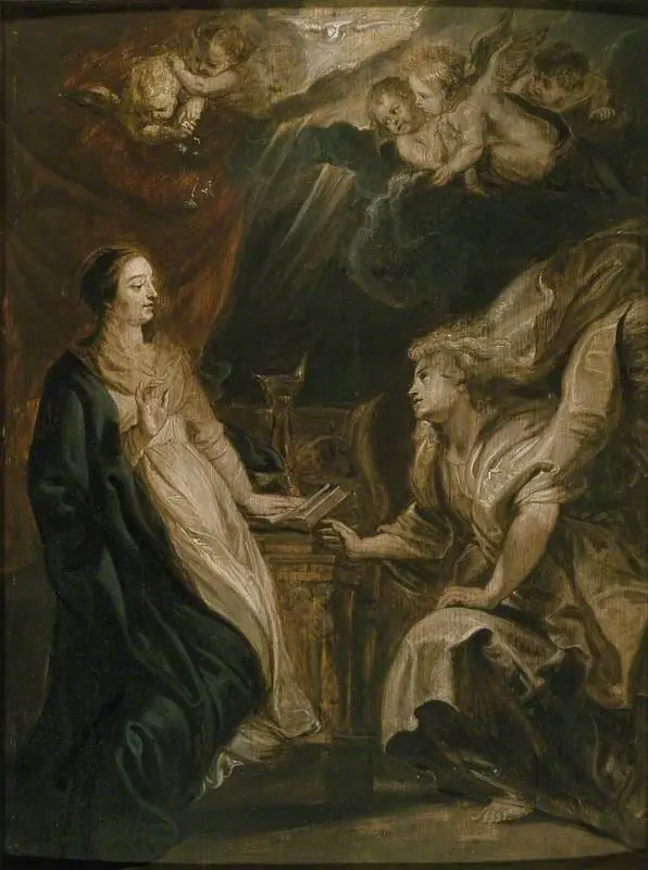 Annunciation, by Peter Paul Rubens, 1609