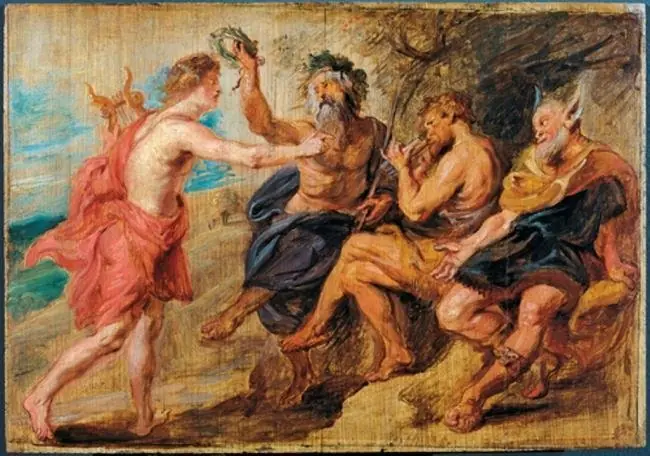 Apollo as Victor over Pan (sketch for the Torre de la Parada), by Peter Paul Rubens