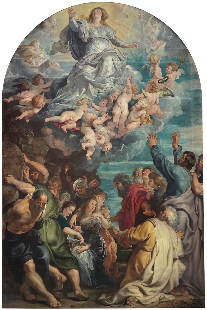 Assumption of Mary, by Peter Paul Rubens