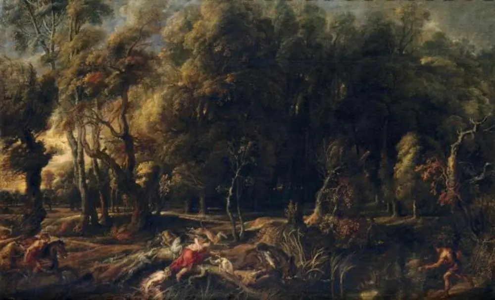 Atalanta and Meleager Hunting the Calydonian Boar, by Peter Paul Rubens
