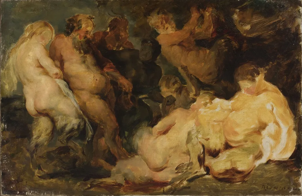 Bacchanalia, by Peter Paul Rubens, oil, 1618