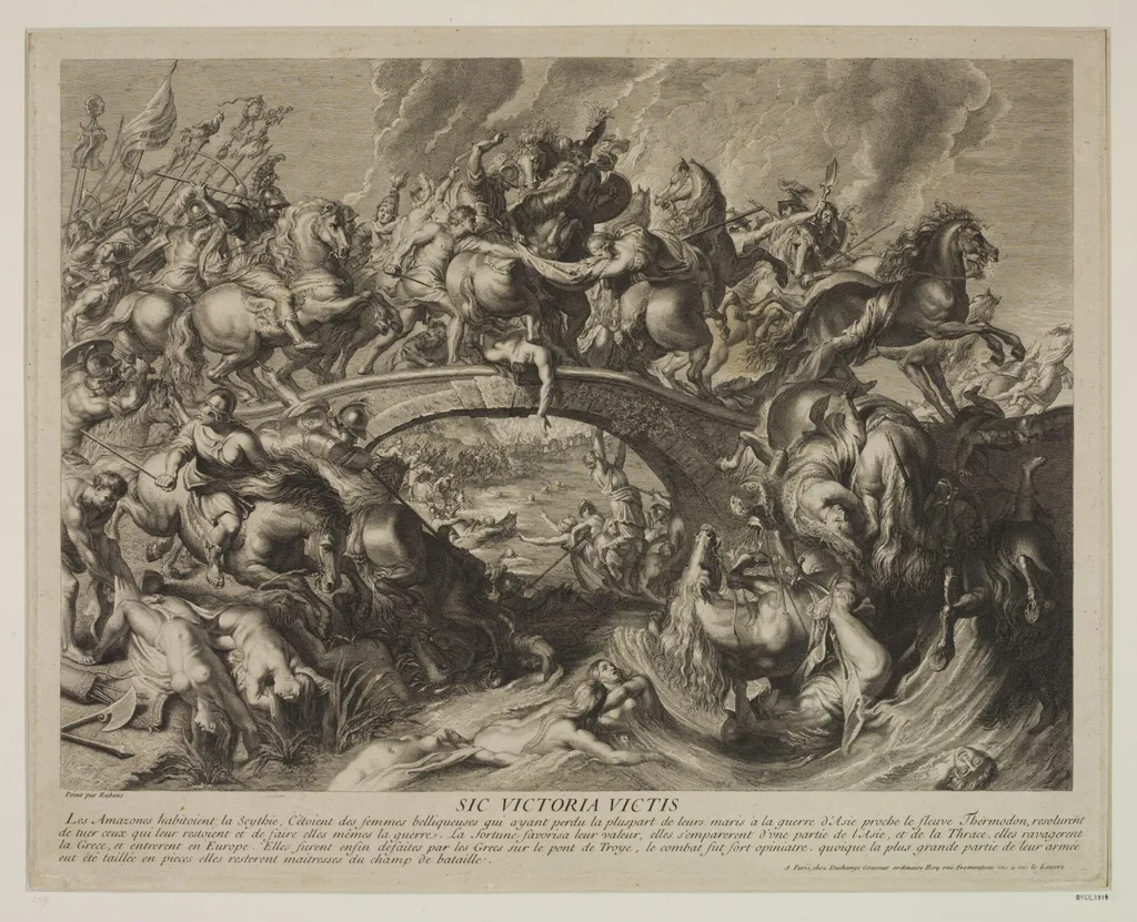 Battle of the Amazons, by Peter Paul Rubens, 1550