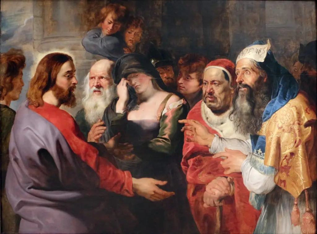 Christ and the Woman Taken in Adultery, by Peter Paul Rubens