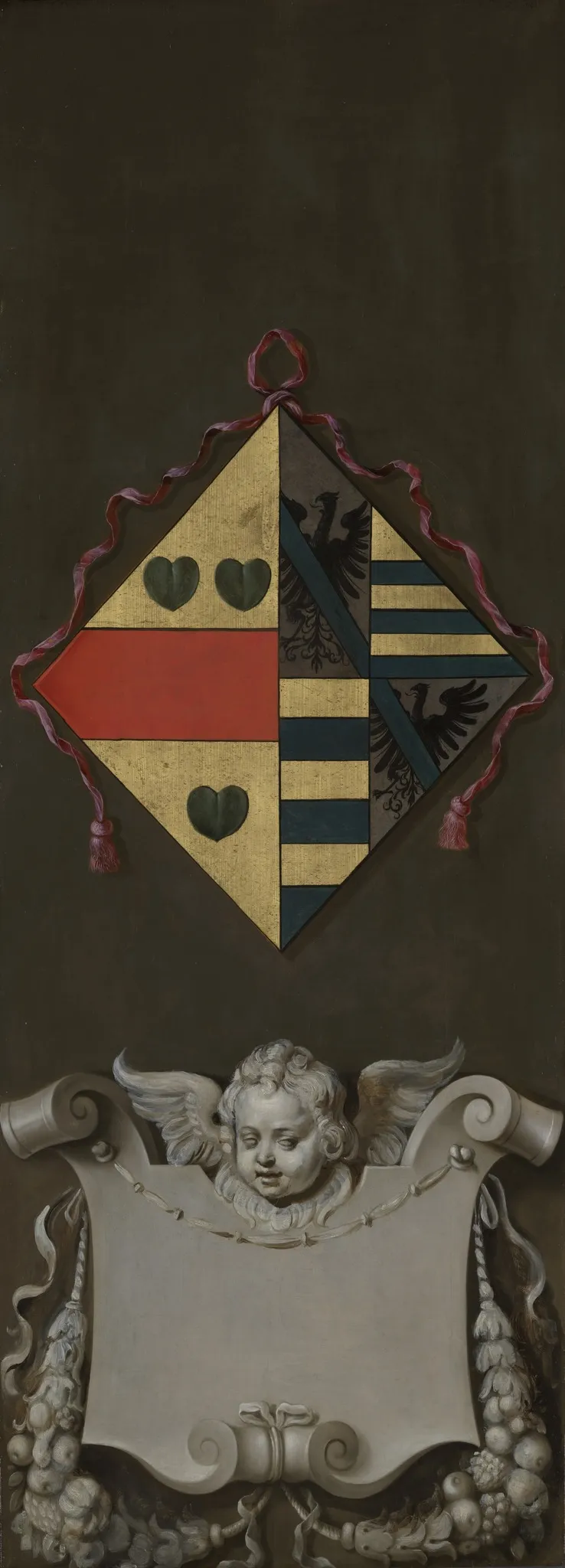Coat of Arms of Adriana Perez, by Peter Paul Rubens, oil, 1610