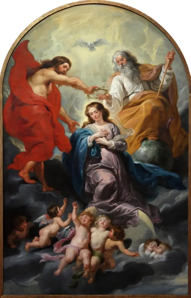 Coronation of the Virgin Mary, by Peter Paul Rubens