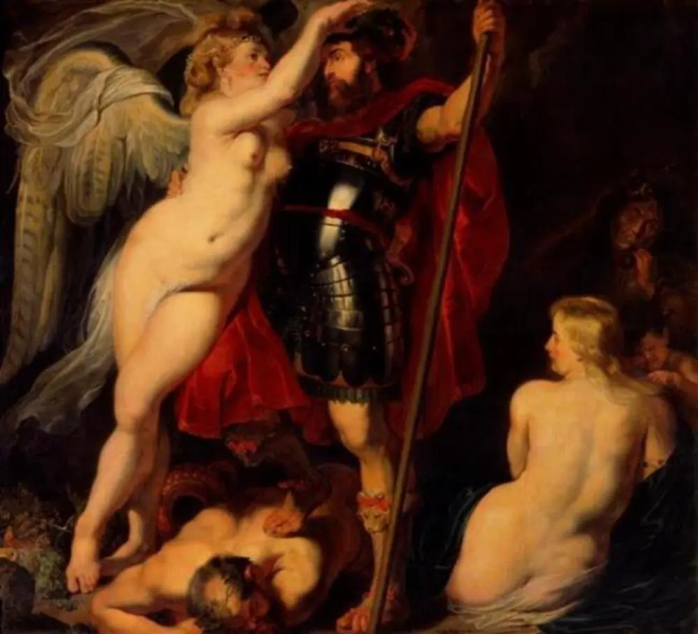 Crowning the Hero, by Peter Paul Rubens