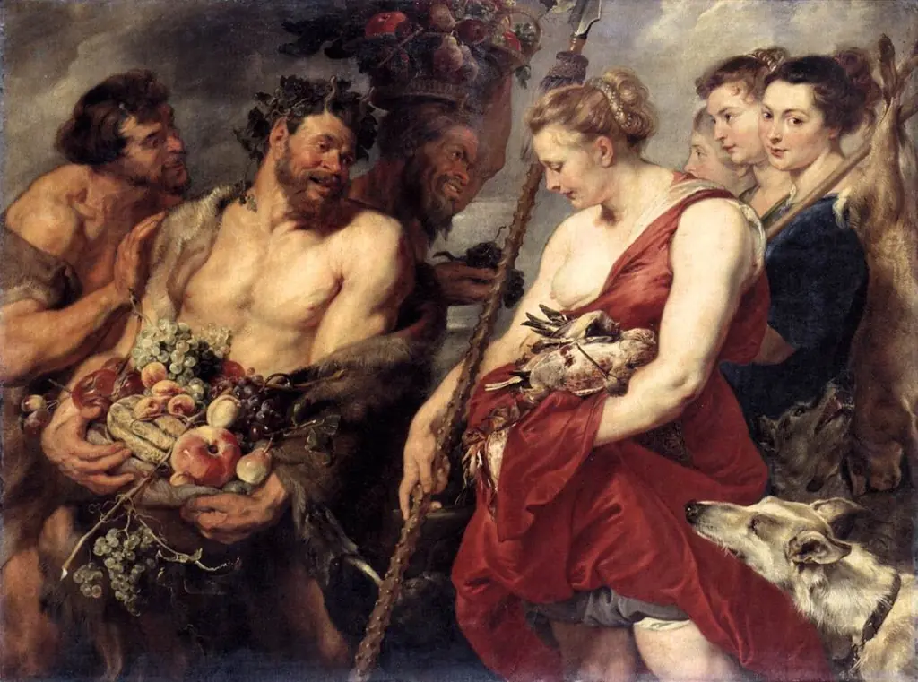 Diana returning from the Hunt