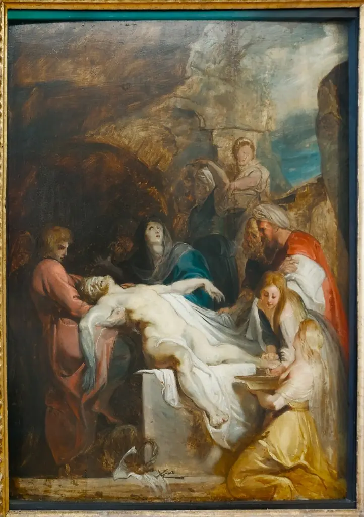 Entombment, by Peter Paul Rubens, 1616
