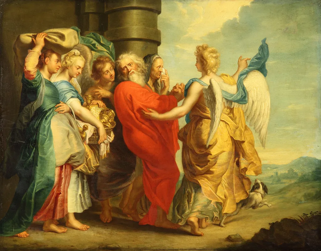 Flight of Lot and his Daughters, by Peter Paul Rubens, paint